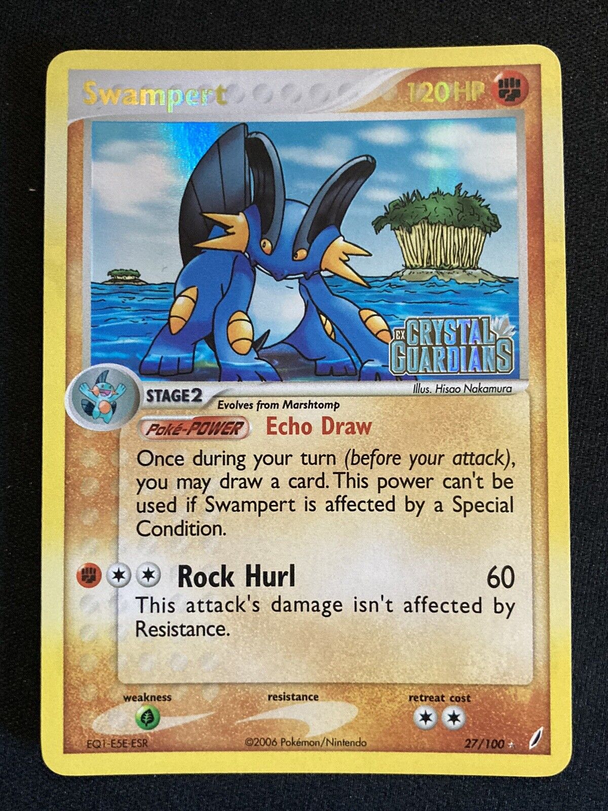 Swampert - 27/100 - Rare - Reverse Holo